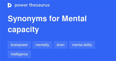 capacity synonym|mental capacity synonym.